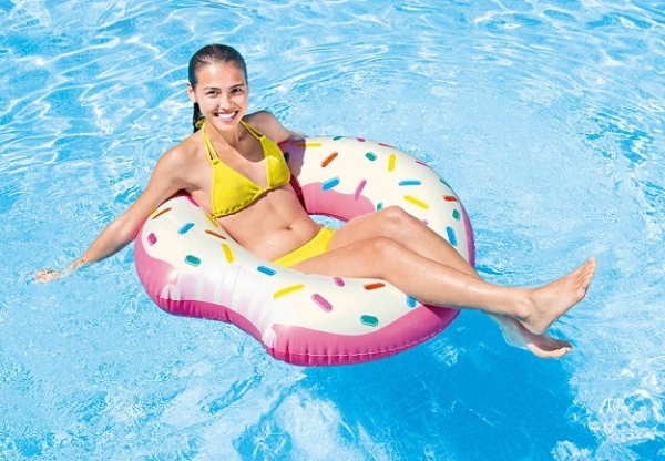 Intex Großer Donut Schwimmring mit Biss