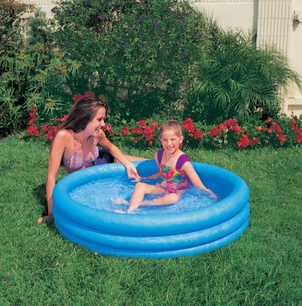 Intex Crystal Blue 3 Ring Planschbecken7 Pool ca.114 cm x 25 cm