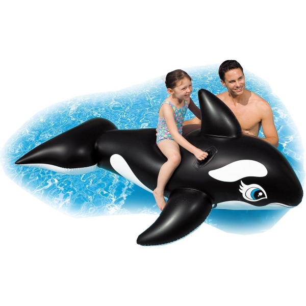 Intex Aufblasbare Reittier Wal Orca ca. 193 cm x 119 cm