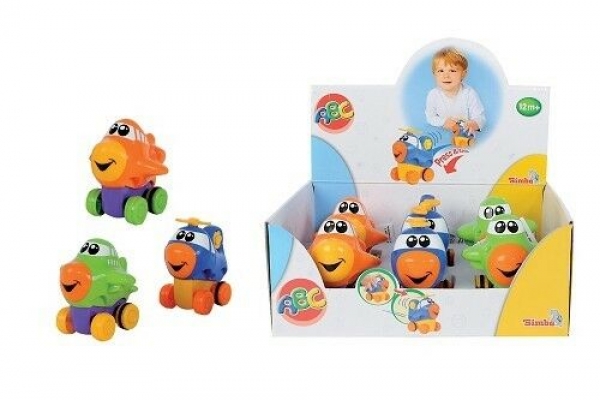 Simba Baby ABC Lustige Press & Go Flugzeuge